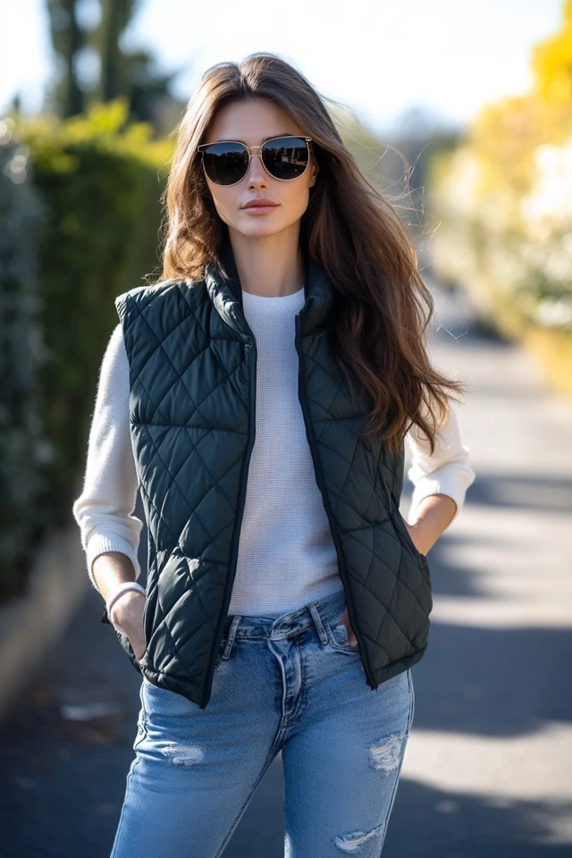 Relaxed Puffer Vests for Chilly Spring Mornings - photo 5
