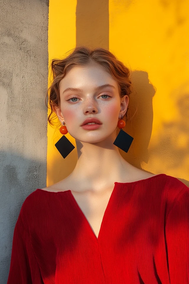 Styling Geometric Earrings with Minimalist Outfits - photo 5