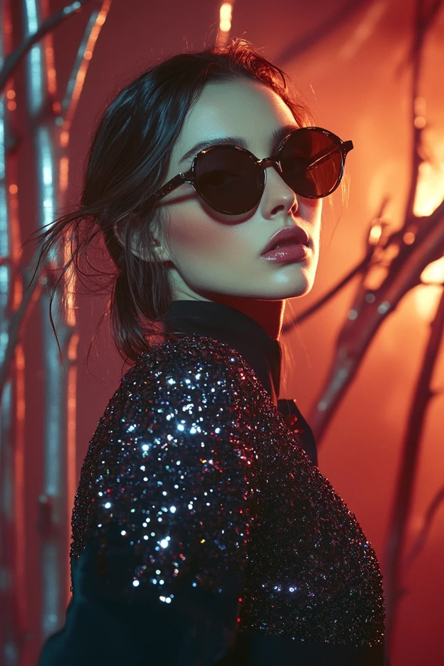 Combining Wool and Sequins for Festive Layers: Cozy Meets Glam - photo 5