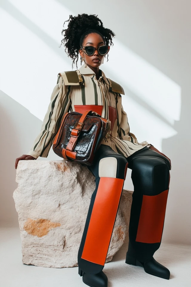 How to Accessorize with Mixed-Texture Bags - photo 5