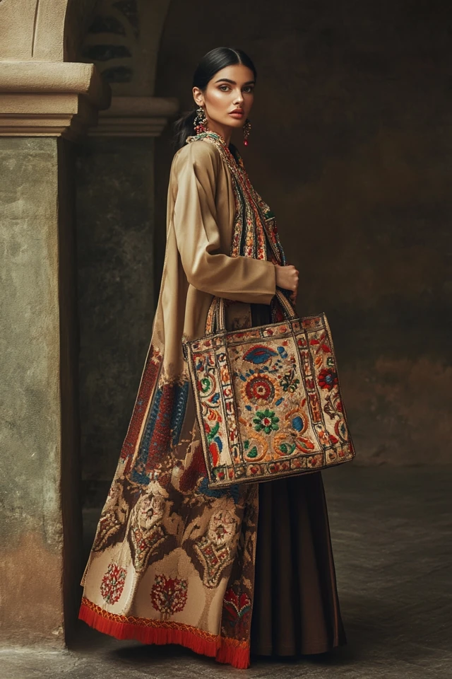 Styling Embroidered Bags with Elegant Outfits - photo 5