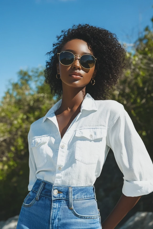 Pairing Soft Cotton and Denim for Timeless Looks: Casual Meets Classic - photo 5