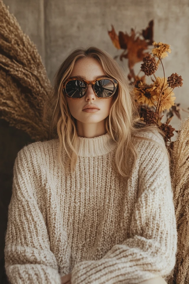 Pairing Cream and Warm Rust for Everyday Sweaters - photo 5