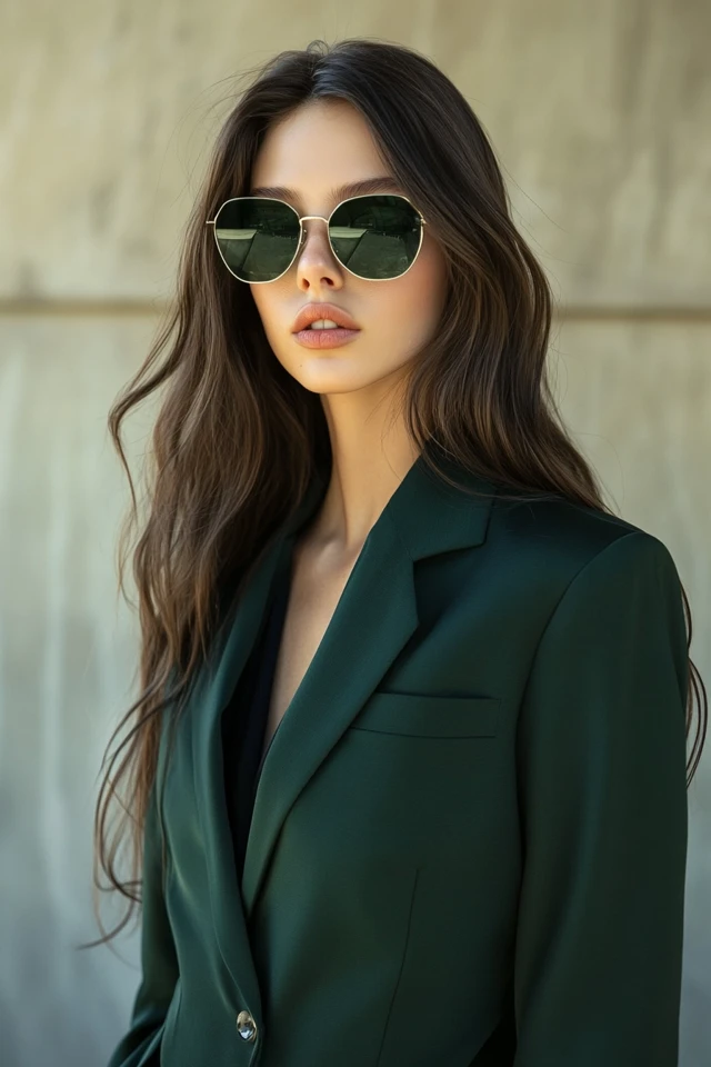 Mixing Sage Green and Deep Navy for Polished Workwear - photo 5