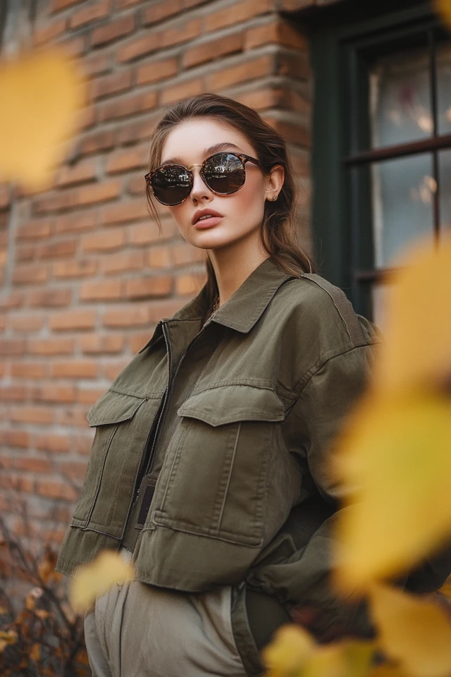 Pairing Chocolate and Sage Green in Warm Fall Jackets: A Cozy and Sophisticated Duo - photo 5