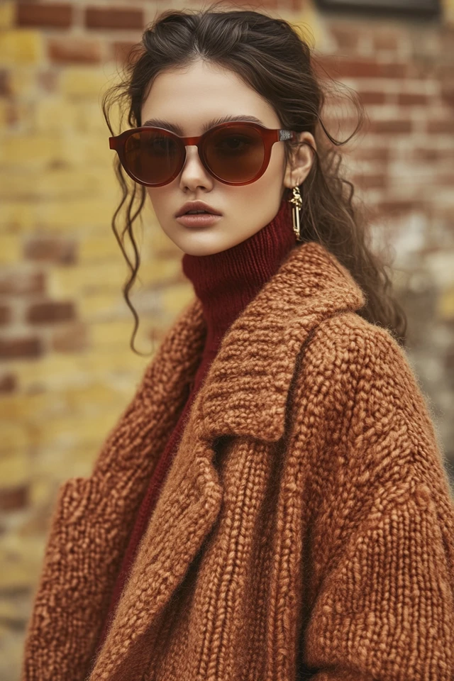 Soft Caramel and Burgundy Combinations for Knit Coats: Cozy and Chic Layering for Cooler Weather - photo 5