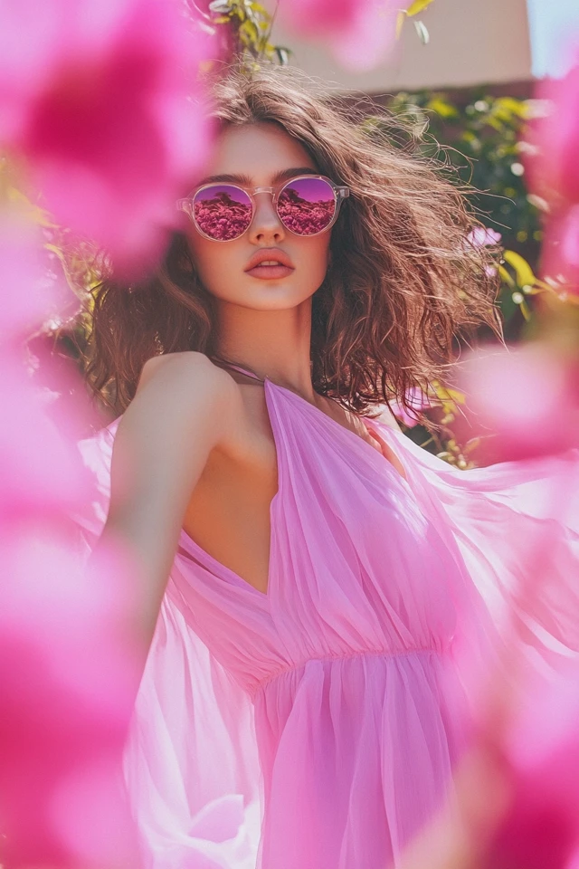 Vibrant Pink and Lilac in Playful Summer Dresses: Embrace the Joyful Palette - photo 4