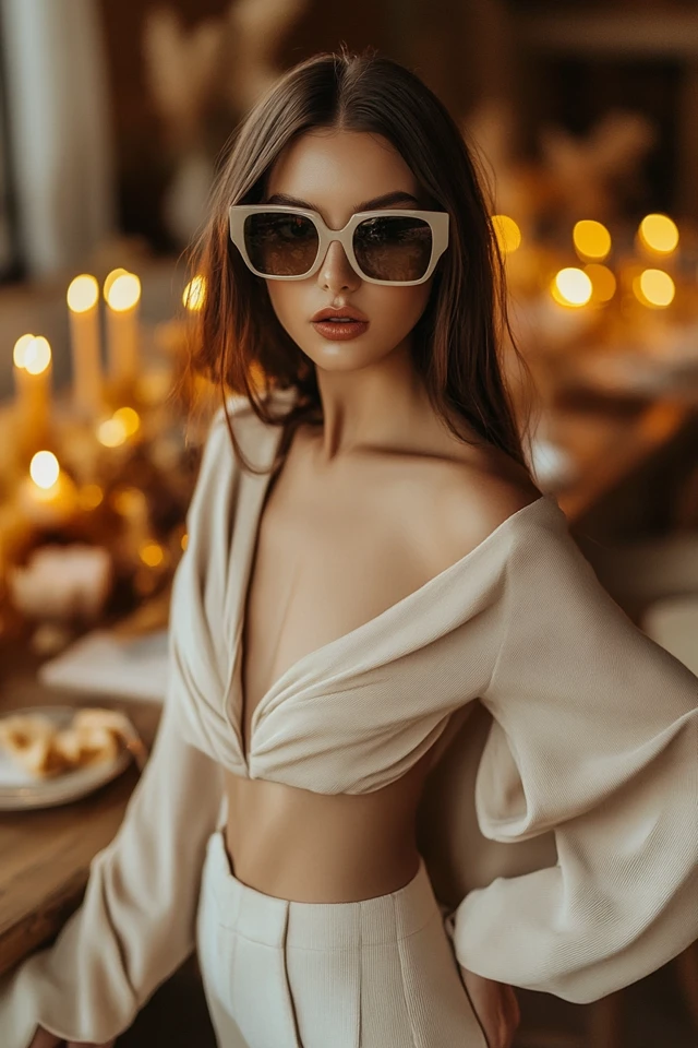 Soft Beige Outfits for Thanksgiving Celebrations: Timeless Elegance and Cozy Charm - photo 2