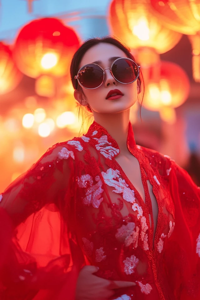 Vibrant Red Dresses for Lunar New Year Celebrations: A Bold and Auspicious Choice - photo 2