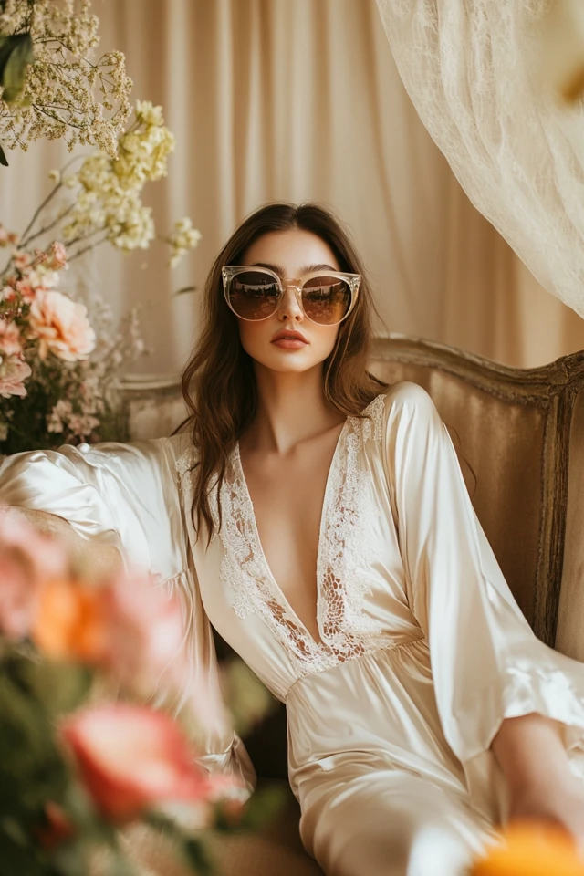 Luxurious Satin Robes for Bridal Morning Photoshoots: Elegance and Comfort for Your Special Day - photo 2