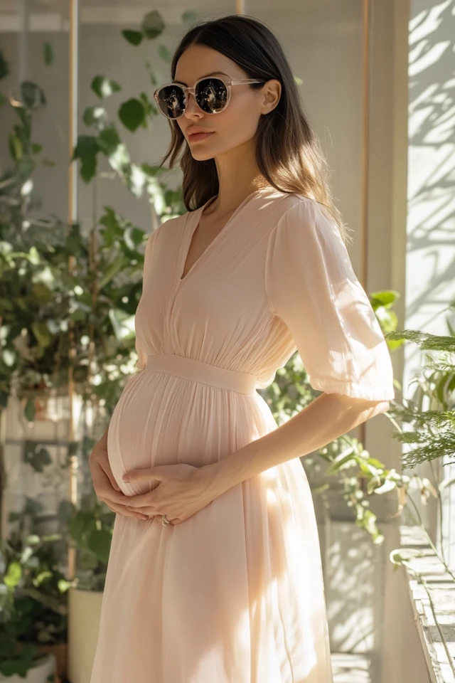 Sophisticated Baby Shower Dresses with Pastel Hues: Elegant, Timeless, and Perfectly Festive - photo 4
