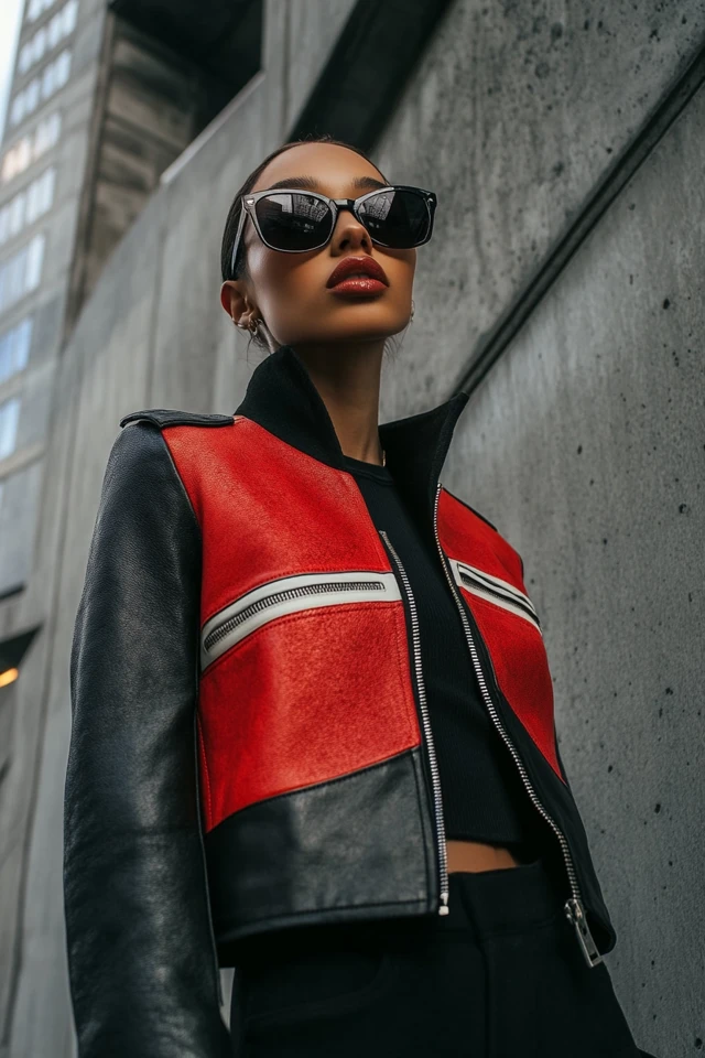 Pairing Suede and Faux Leather in Statement Jackets: A Perfect Blend of Texture and Edge - photo 2