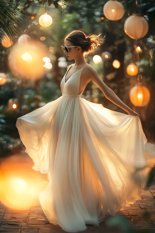 Combining Silk and Tulle for Dreamy Evening Gowns: Ethereal Elegance with a Luxurious Touch - photo 2