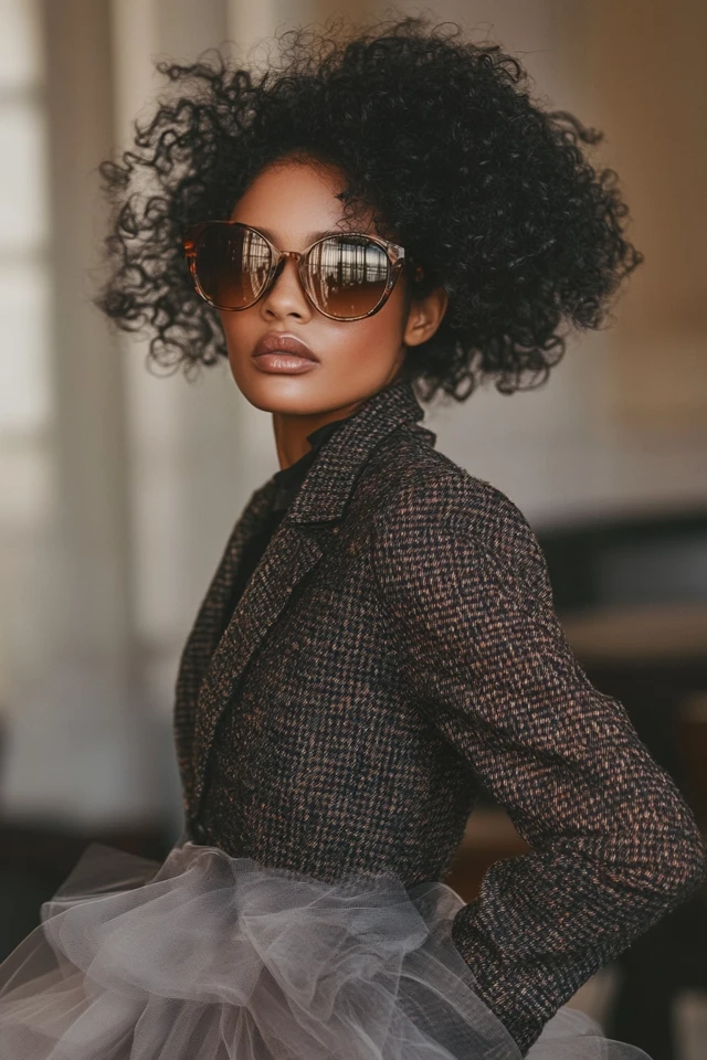 Tweed and Tulle for Unique Layered Outfits: A Modern Twist on Timeless Fabrics - photo 2