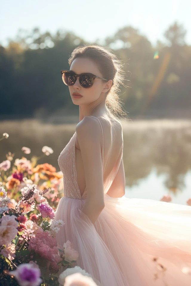 Combining Satin and Tulle for Romantic Bridesmaid Dresses: Timeless Elegance with a Whimsical Touch - photo 2