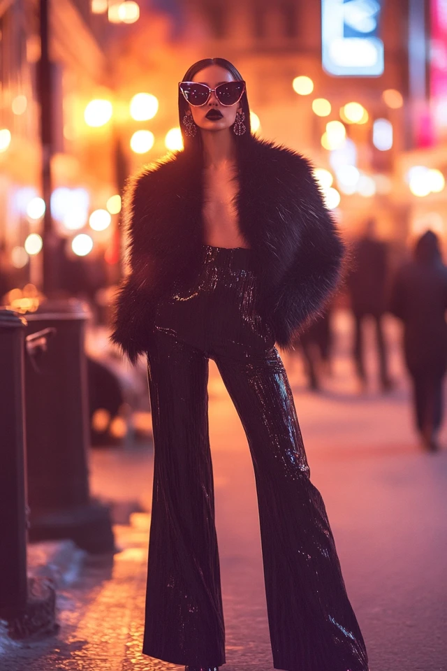 Faux Fur and Satin for Bold, Luxe Looks: Elevate Your Style with Opulent Textures - photo 2