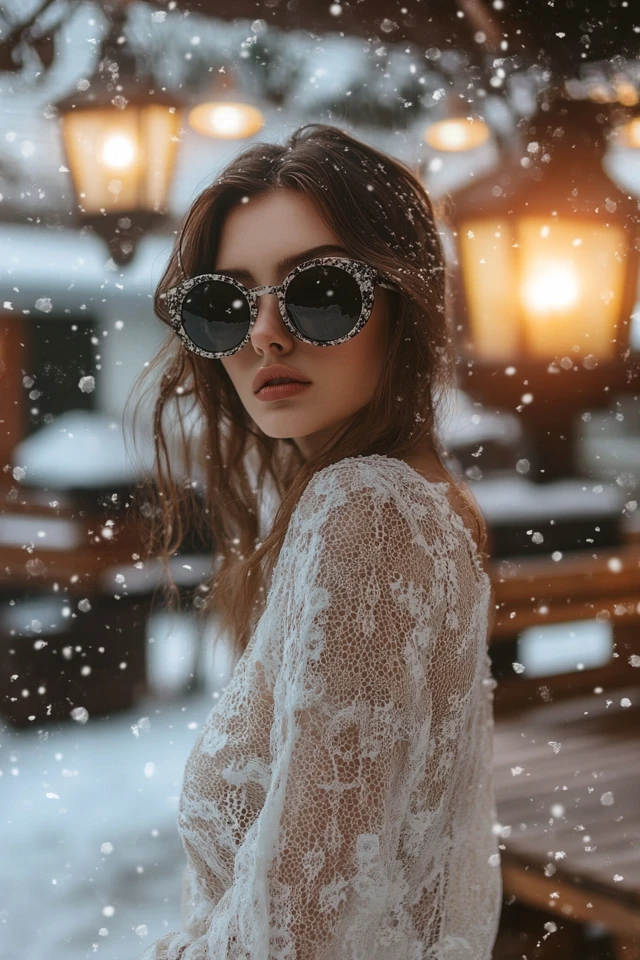 Lace and Wool for Warm Winter Dresses - photo 2