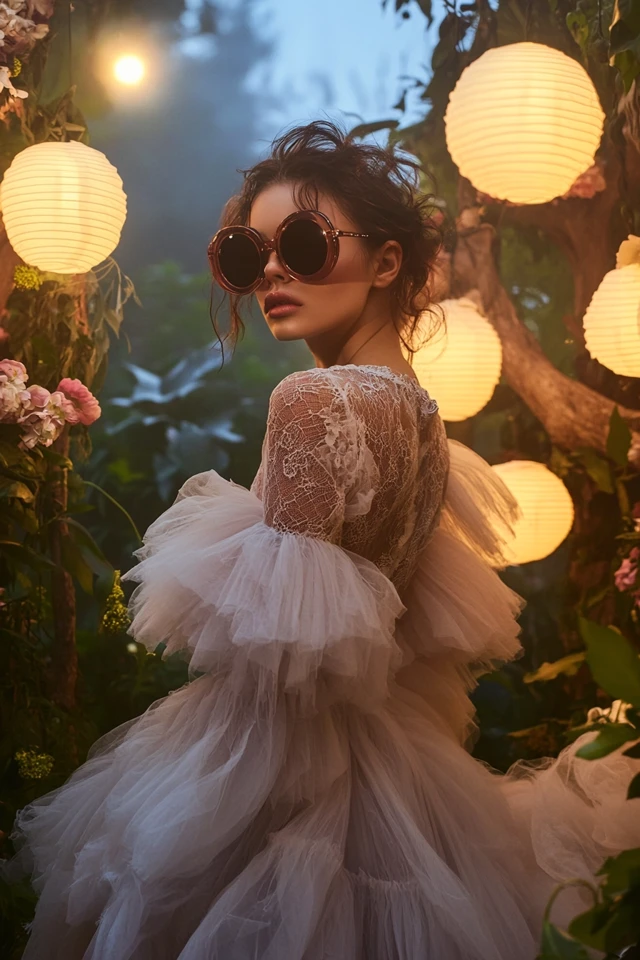 Tulle and Lace in Dreamy Evening Looks - photo 2