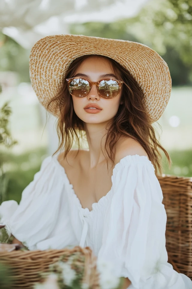 Relaxed Picnic Date Outfits with Straw Hats: Breezy, Effortless, and Perfectly Chic - photo 4
