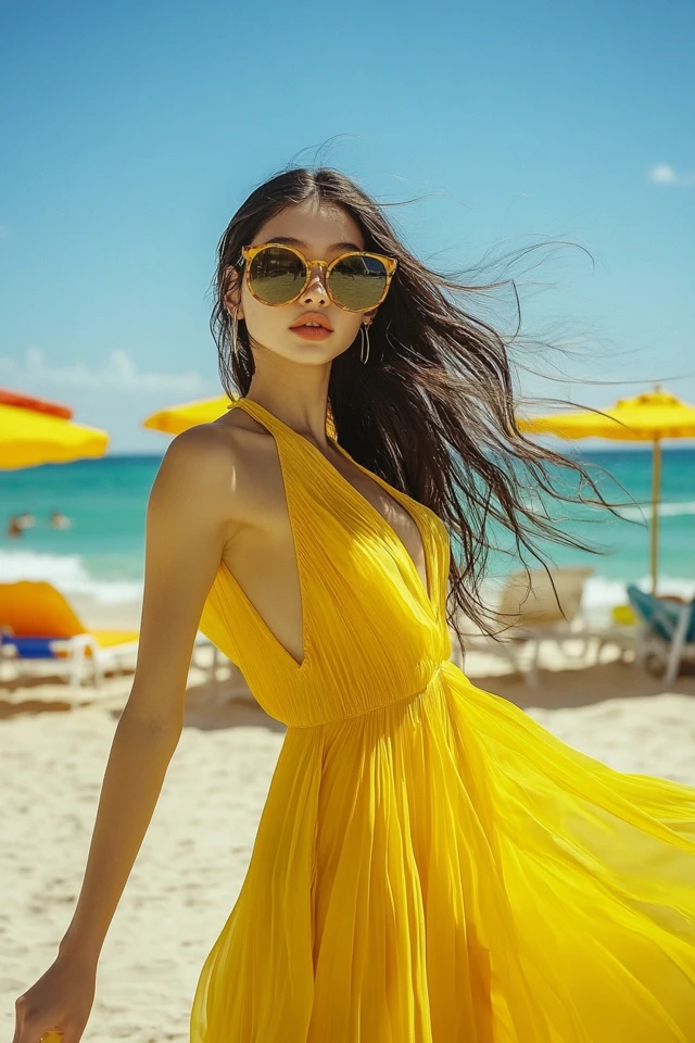 Bright Yellow Dresses for Summer Beach Days - photo 2