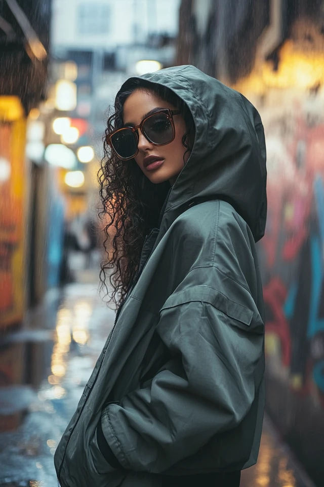 Oversized Hooded Jackets for Fall Streetwear - photo 2