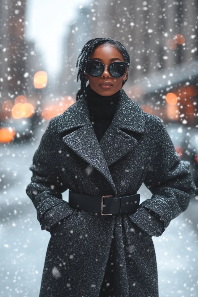 Statement Belts Over Oversized Coats for Winter Style - photo 2