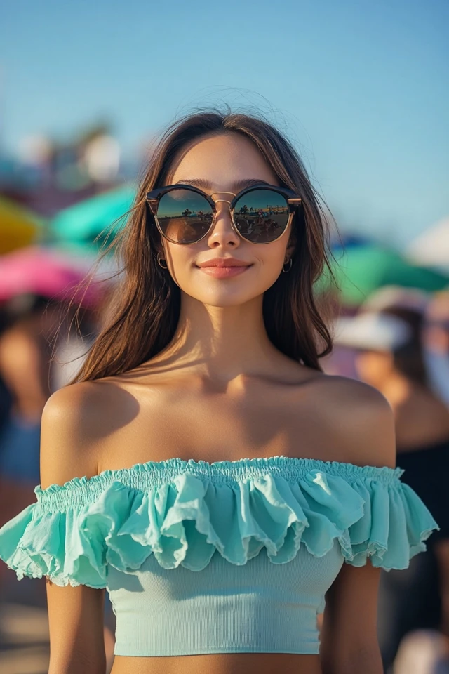 Off-Shoulder Tops with Ruffle Details for Summer Fun - photo 2