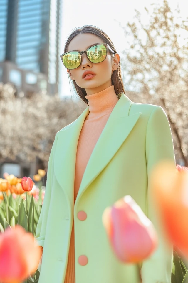 Bright Outerwear in Pastel Tones for Spring Trends - photo 2