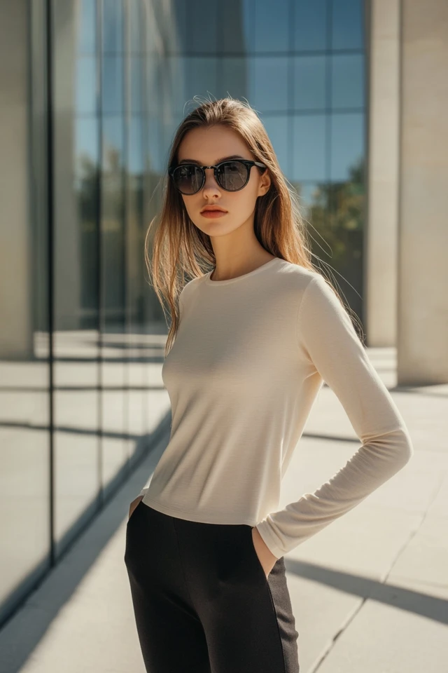 Slim-Fit Long-Sleeve Tees for Layering Staples: Chic, Versatile, and Essential for Every Season - photo 2