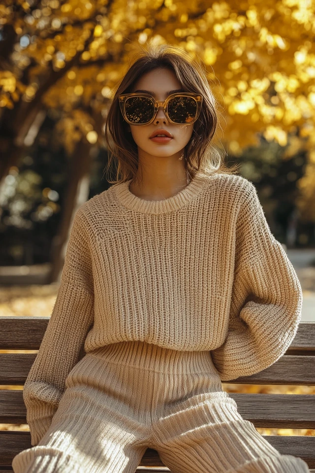 Matching Knit Sets for Fall Weekend Comfort - photo 2