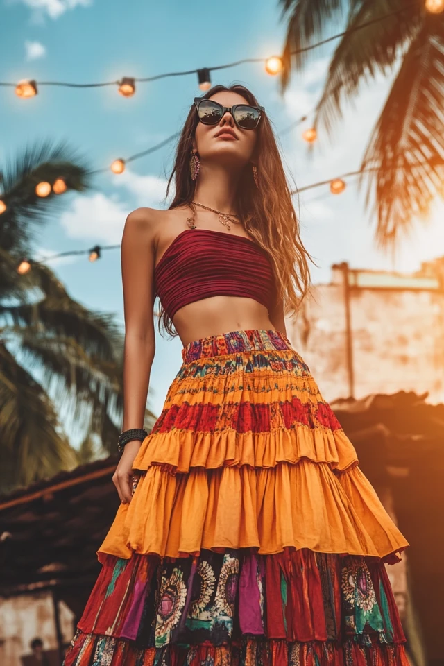 Tiered Skirts for Festival-Ready Fashion - photo 2
