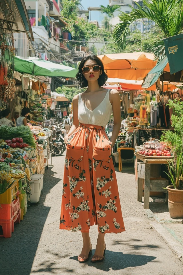 Relaxed Swing Skirts with Pockets: The Perfect Blend of Style and Practicality - photo 2