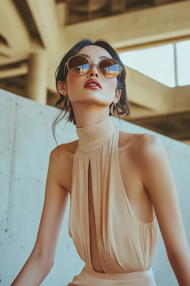 High-Neck Maxi Dresses for Modern Modesty - photo 2