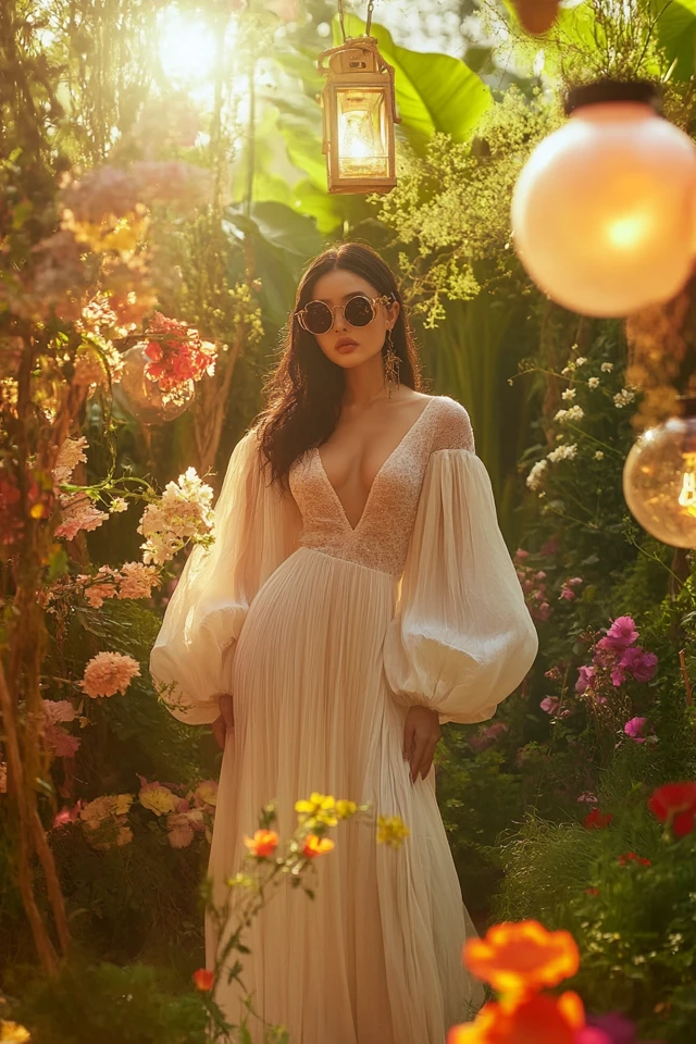 Balloon Sleeve Maxi Dresses for Ethereal Glam - photo 2