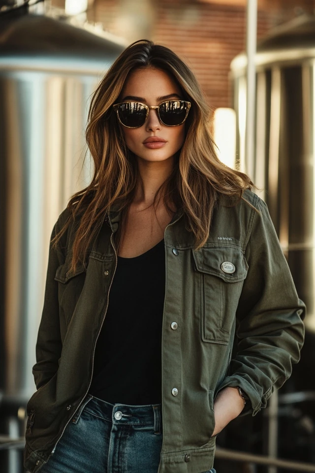 Edgy Brewery Tour Styles with Utility Jackets: Functional Fashion for Casual Outings - photo 2
