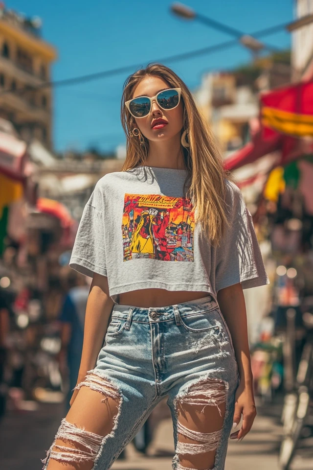 Trendy Flea Market Styles with Oversized Tees: Effortless Fashion for a Day of Treasure Hunting - photo 2