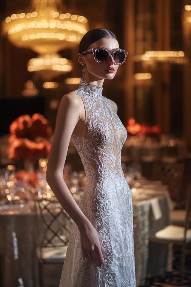 Polished Charity Event Gowns with Lace Details: Timeless Elegance for a Cause - photo 2