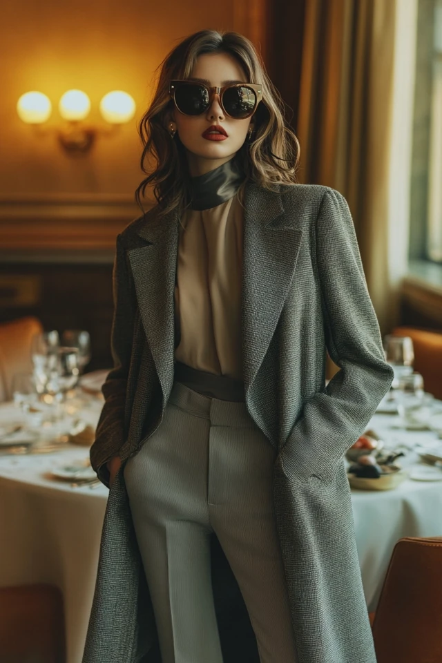 Sophisticated Family Dinner Attire with Polished Coats: Elegance Meets Comfort for Memorable Gatherings - photo 2