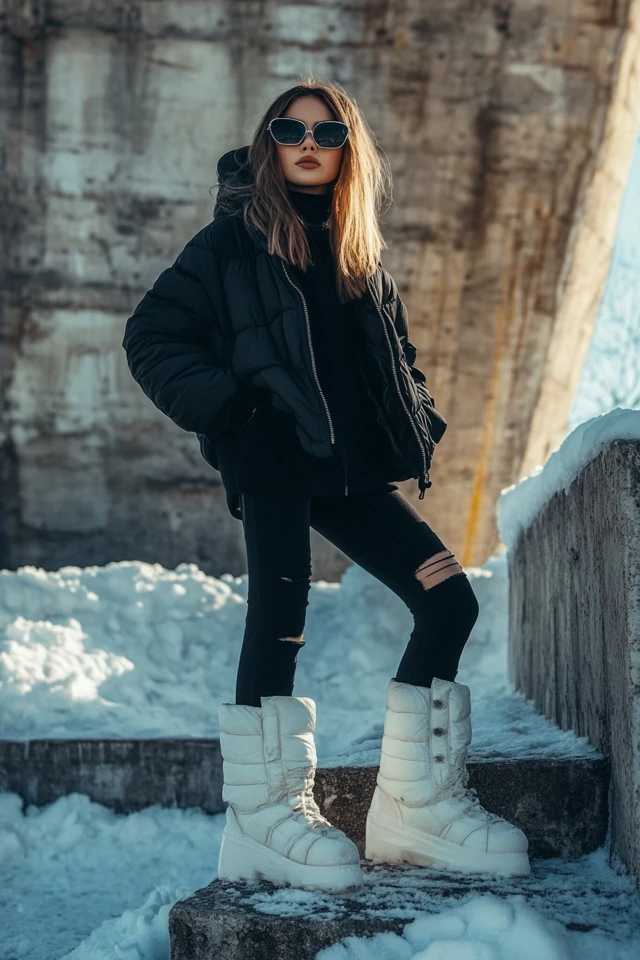 Puffy Snow Boots for Slushy Winter Streets: Stay Warm, Dry, and Stylish - photo 2