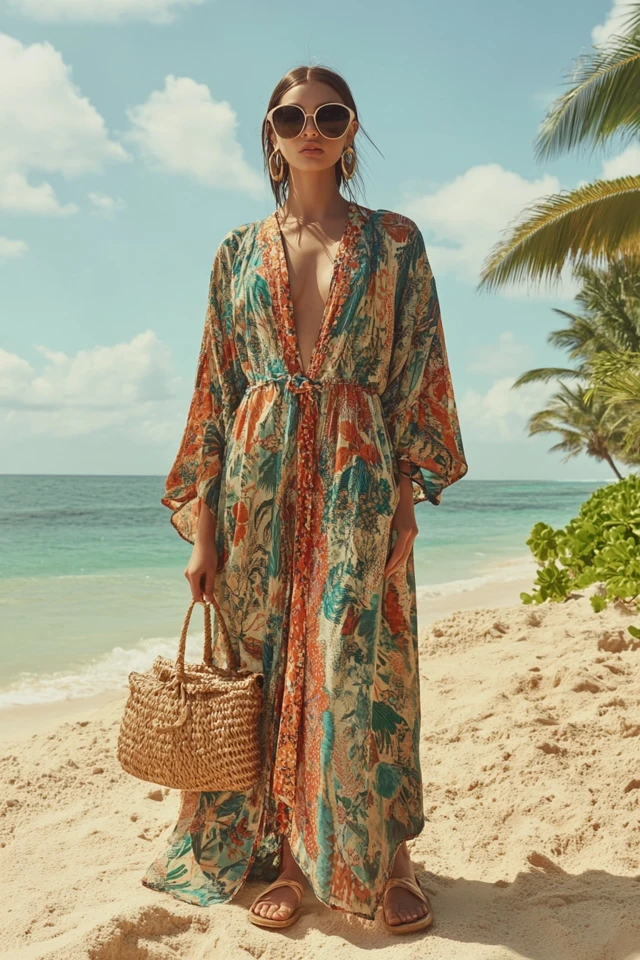 Breezy Kaftans for Vacation-Ready Outfits - photo 2