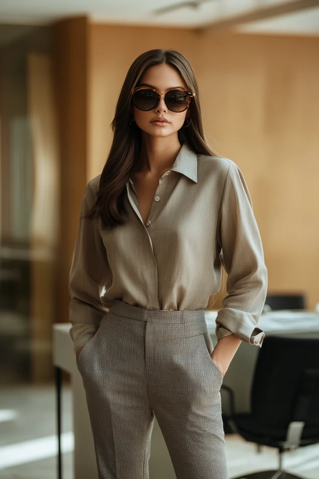 Neutral Blouses for Work-to-Weekend Looks - photo 2