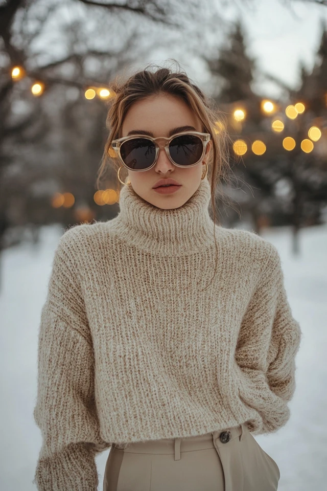 Easy Turtleneck Sweaters for Winter Styling - photo 2