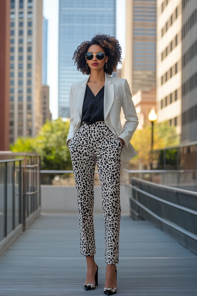 High-Rise Tailored Trousers for Sleek Outfits - photo 2