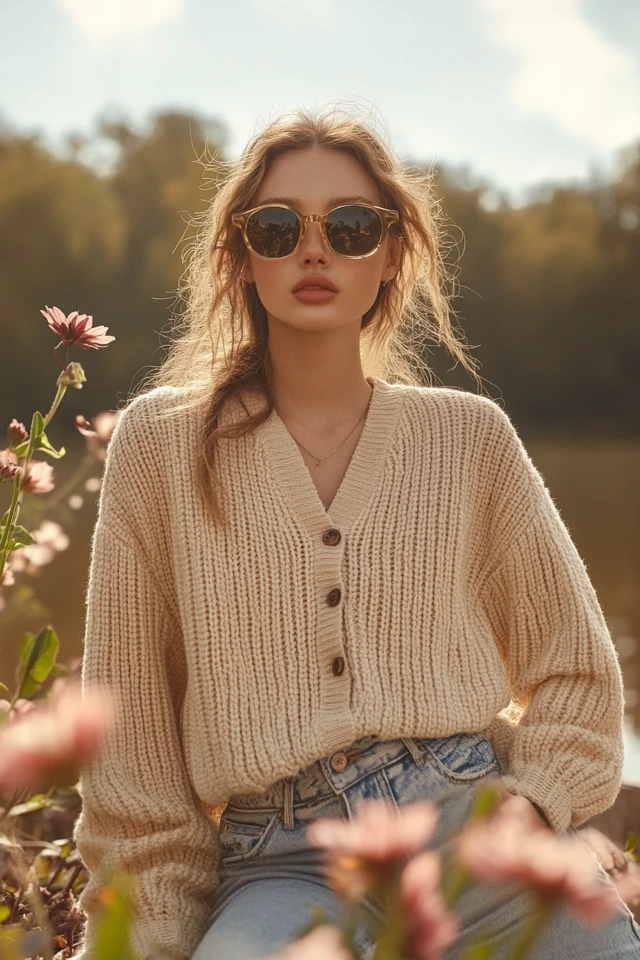 Relaxed Henley Sweaters for Cool Spring Evenings - photo 2