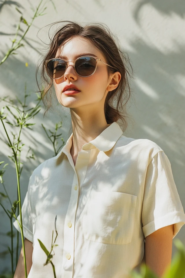Short-Sleeve Button-Ups for Springtime Sunshine: A Breezy and Stylish Wardrobe Must-Have - photo 2
