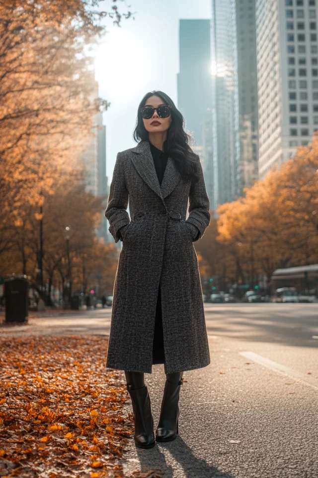 Layered Long Coats for Windy City Walks - photo 2