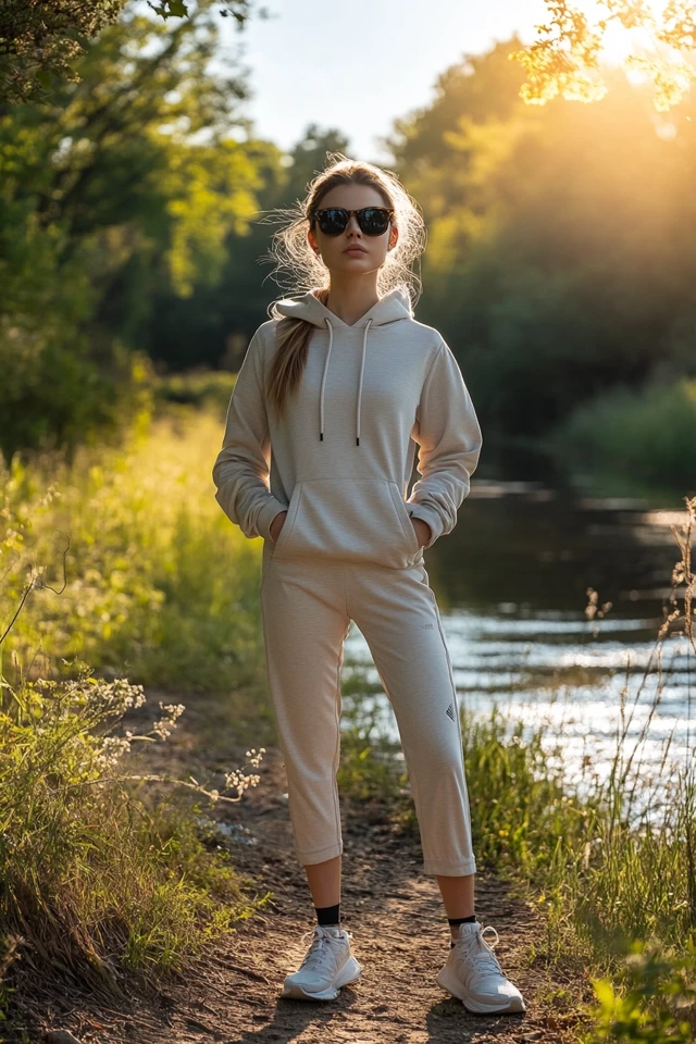 Slim Jogging Pants for Cool Morning Workouts - photo 2
