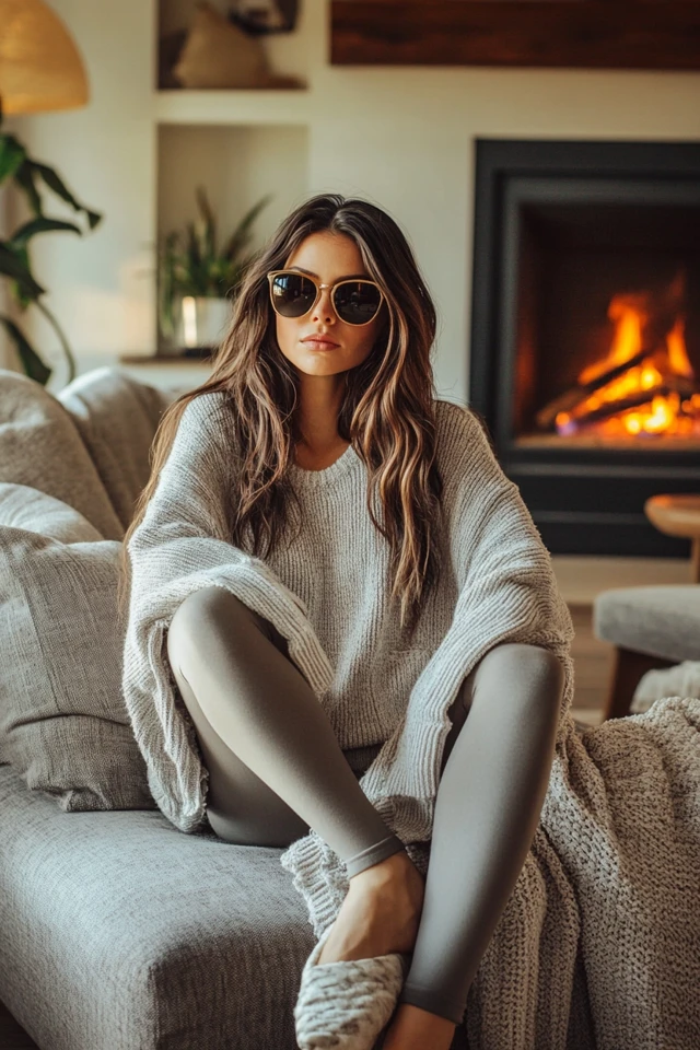Soft Leg Warmers for Cozy Home Lounging - photo 2