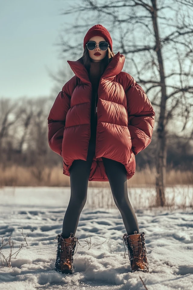 Oversized Puffers for Windy Outdoor Winter Adventures - photo 2