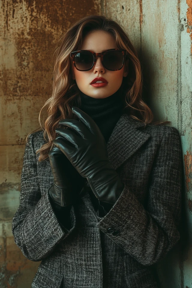 The Chic Way to Style Leather Gloves for Winter - photo 2